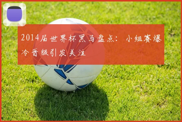 2014届世界杯黑马盘点：小组赛爆冷晋级引发关注